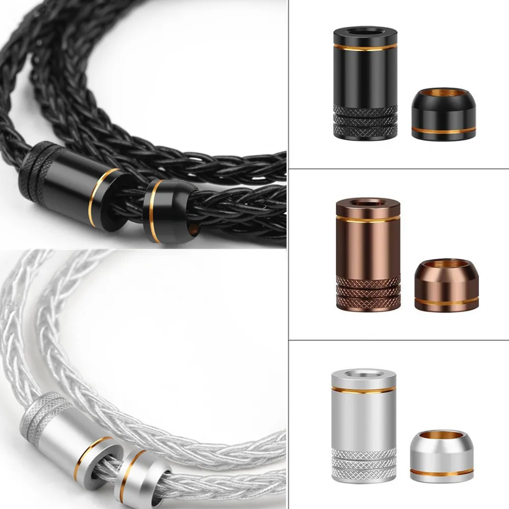 Earphone Splitter Y Splitter Slider Audio Connector 6 0mm To 4 5mm Headphone Jack Metal Adapter DIY For Upgrade Headset Wire