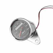 0~ 180 км/ч Мотоцикл Скутер Speedo метр серебряный светодиодный с подсветкой Speedo метр одометра манометр инструмент для Suzuki Honda Kawasaki