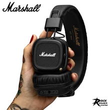 Marshall MAJOR II Bluetooth on-Ear Headphones Wireless Earphones Deep Bass Foldable Sport Gaming Headset for Pop Rock Music
