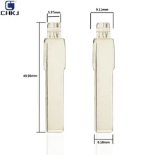 CHKJ 10 шт./лот 31 KD ключ лезвие HU66 HAA неразрезанный флип Автомобильный ключ#31 лезвие для VW Passat сидение BORA Skoda KEYDIY для KD900 машина