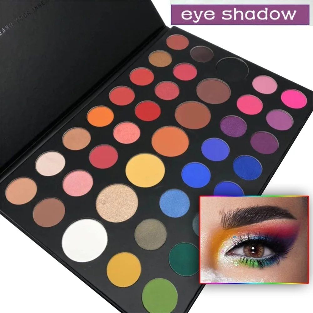 Morphe 39 цветов Тени для век персик 39 тени для век Палитра James Charles блеск макияж натуральный Блестящий Красота Тени жемчуг яркий
