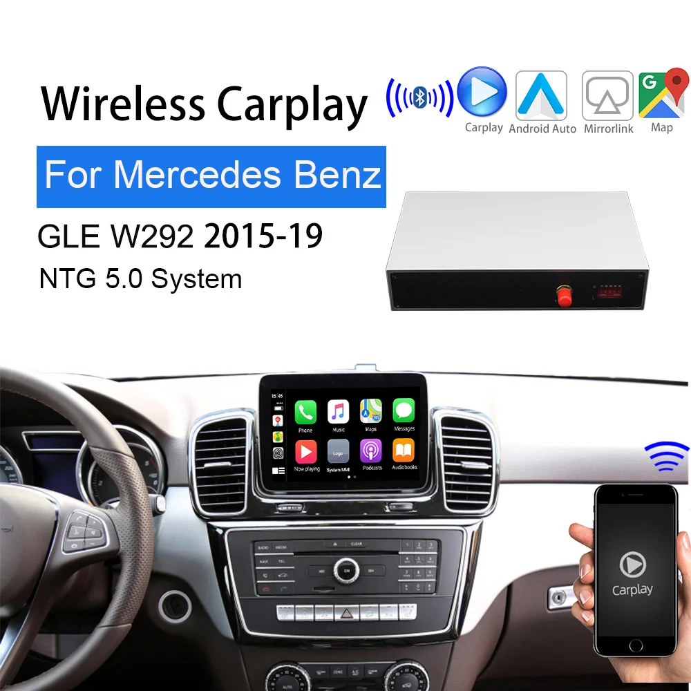 Drahtlose Carplay Fur Mercedes Gle W292 W166 W167 2015 2019 Ntg 5 0 Unterstutzung Android Auto Bildschirm Spiegel Link Ios 13 Reverse Kamera Car Multimedia Player Aliexpress