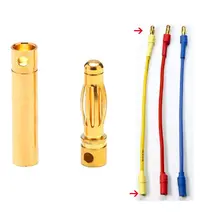 20 пар 3,5 мм позолоченный Цилиндрический разъем типа "банан"+ женский RC аккумулятор
