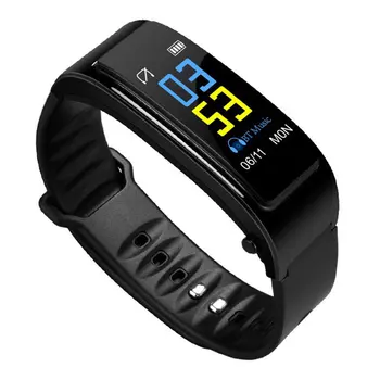 

Wireless Bluetooth Smart Watch for Women Men Heart Rate Health Monitoring Step Counter Sport Bracelet Watch with Headset