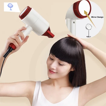 

Household Professional Hair Dryer Negative Hair Dryer Dryer Aluminum Alloy Powerful Electric Dryer With Mirror