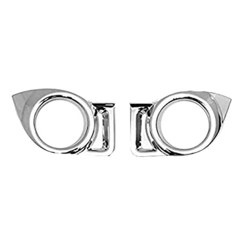 

2Pcs Chrome Front Fog Light Cover Trim for Toyota Highlander 2014-2016