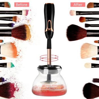 Automatic Makeup Brush Cleaner Electric Makeup Brushes Washing Machine 10 Seconds Silicone Fast Cleaner Dryer Cleaning
