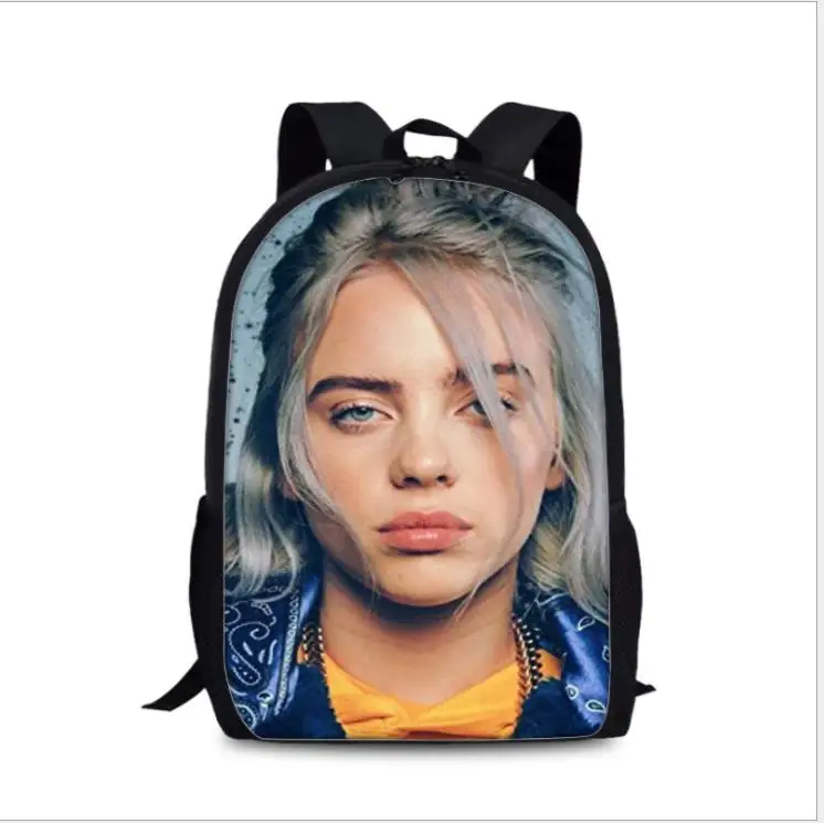 Billie eilish рюкзак Мужская/женская школьная сумка, Студенческая сумка, мужская сумка для ноутбука, новая модная сумка для книг, вместительный рюкзак для путешествий