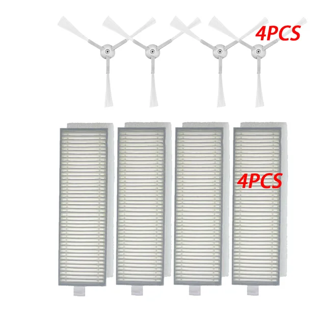 Roller Side Brush Hepa Filter Mop Cloth Bumper Stripe for Xiaomi Mi G1 Robot Vacuum-Mop Essential G1 Cleanner MJSTG1 / SKV4136GL Set 1