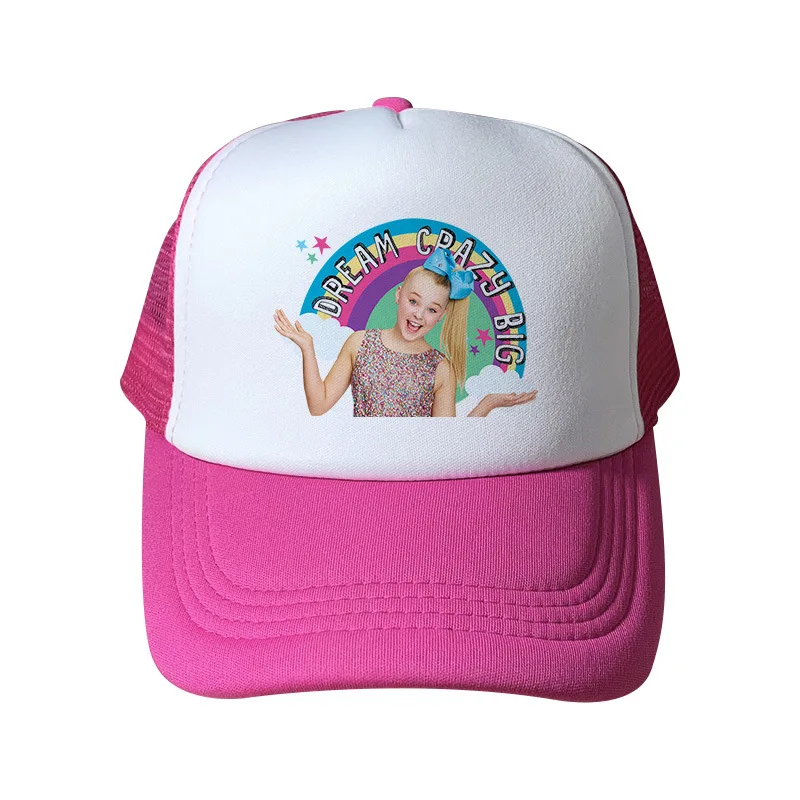 JOJO Siwa, кепка, детская, для подростков, летняя, солнцезащитная Кепка, бейсбольная, Snapback, хип-хоп кепка, для детей, для девочек, для вечеринки на день рождения, кепка, подарок