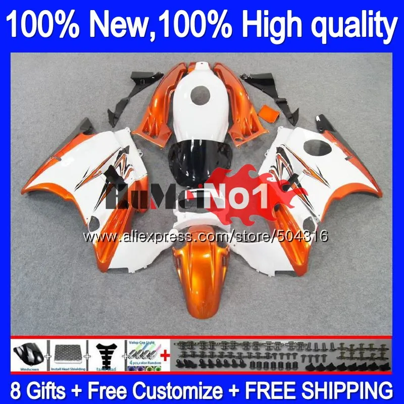 Корпус+ майка для HONDA CBR600 F3 FS 600CC CBR600FS для детей ростом 95-96 оранжевого и белого цветов в стиле хип 2MC. 53 CBR 600F3 600 F3 CC CBR600F3 1995 1996 95 96 обтекатель