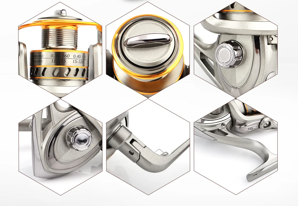 Рыбы король металлический кормушка Катушка для спиннинга 7+ 1 bbs Карп Рыболовные катушки для рыбалки с 4000 5000 6000 7000 8000 9000 10000 спиннинг троллинговая катушка