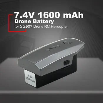 

Drone Battery Spare Battery Replaceable Lithium Battery 7.4V 1600 mAh LI PO Battery for SG907 Drone RC Helicopter
