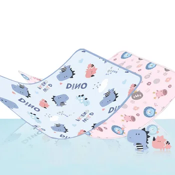 

Baby bedding Cotton Newborn diaper pad PVC waterproof changing pads Cartoon Print comfortable Baby nursing crib supplies