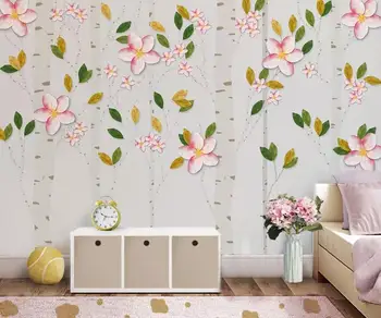 

[Self-Adhesive] 3D Pink Flower WG888 Wall Paper mural Wall Print Decal Wall Murals Belly