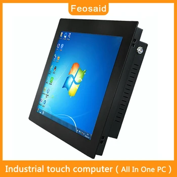 

Feosaid 10.4 inch Embedded industrial touch computer Celeron J1900 core I3/I5/I7 32Gb SDD WiFi com 10" mini All In One PC