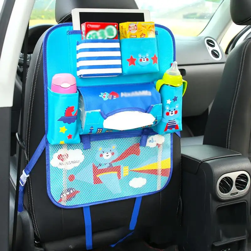 

Cute Car Back Seat Storage Hang Bag Organizer Hanging Bag Organizer Multi-pocket Tidying Automobile Interior Accessories