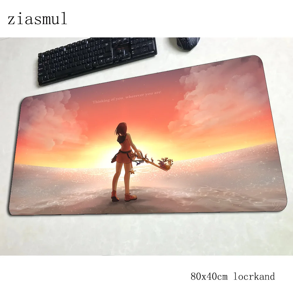 Kingdom hearts коврики 800x400x3 мм домашний игровой коврик для мыши большая клавиатура Коврик для мыши модный ноутбук аксессуары для геймеров коврик для мыши
