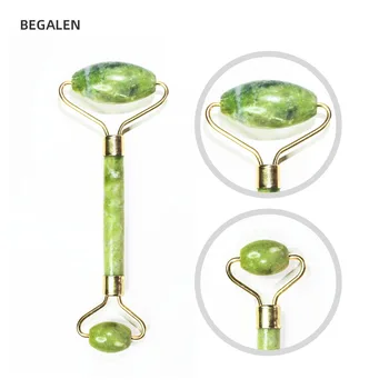 

Double Head Roller Face Thin massager Natural stone Jade Facial Double Head Beauty Massage Slim Neck Body Relaxation Lifting Too