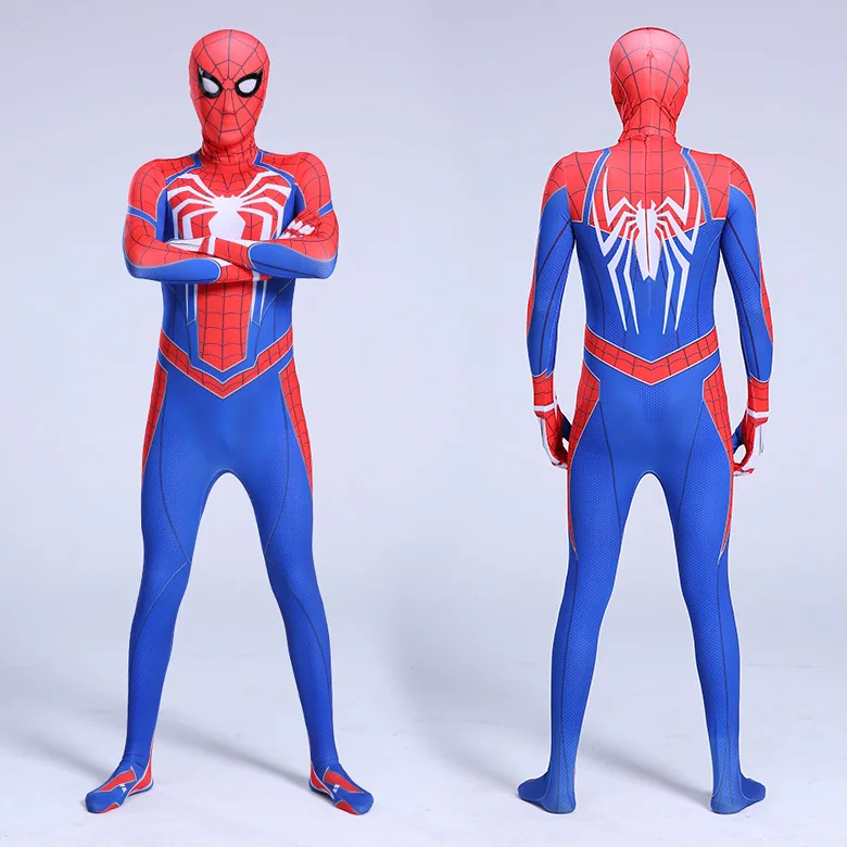 Костюм Человека-паука для взрослых, костюм Человека-паука детская одежда для костюмированной вечеринки с 3D принтом «Человек-паук» «Мстители бесконечной войны»