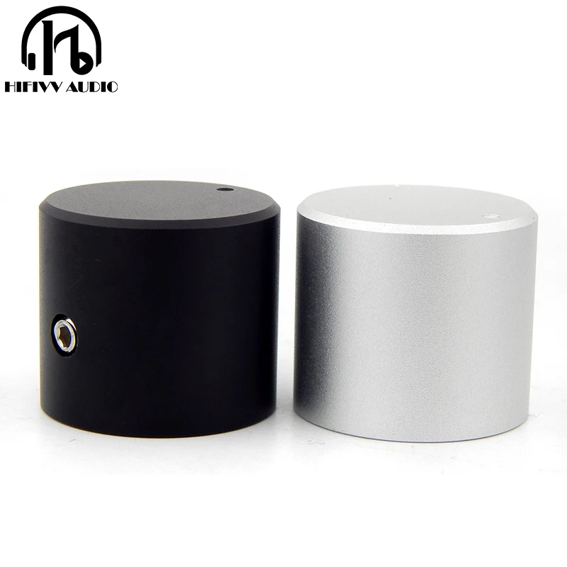 Aluminum Volume knob for power amplifier 1pcs Diameter 25mm Height 22mm amplifier Potentiometer knob