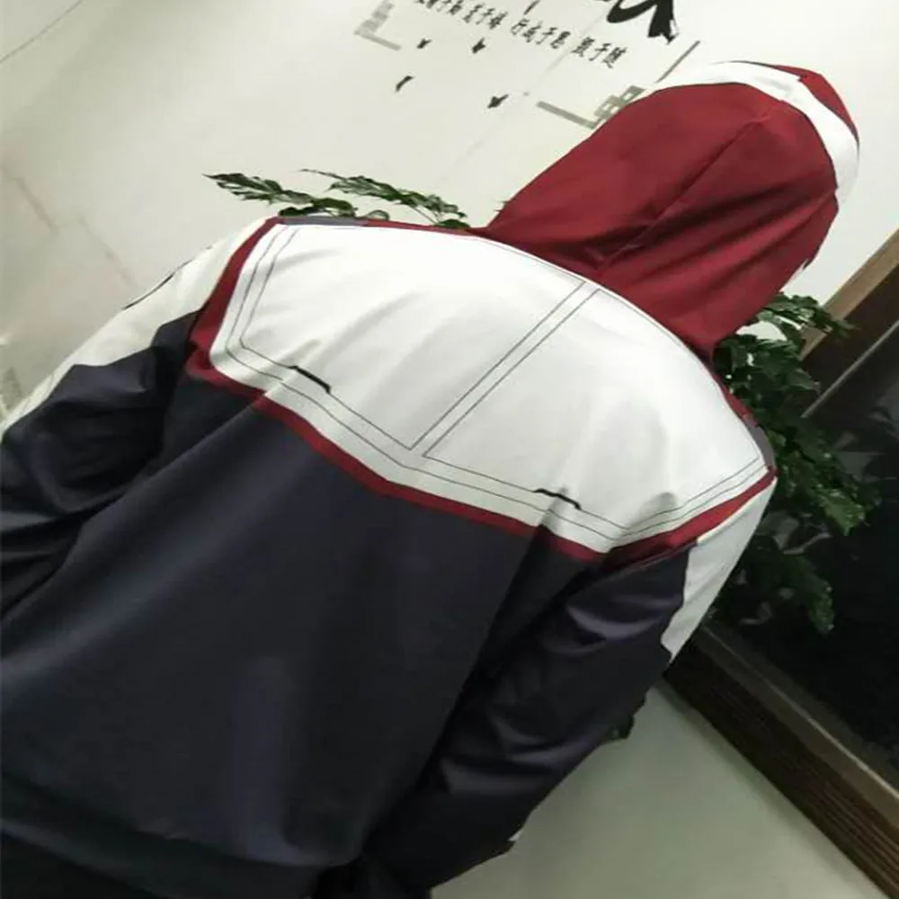Tanie Avengers końcówki kwantowej królestwa bluza z kapturem kurtka zaawansowaną technologię bluza z kapturem Cosplay kostiumy 2019 nowe superbohatera Iron Man bluzy garnitur