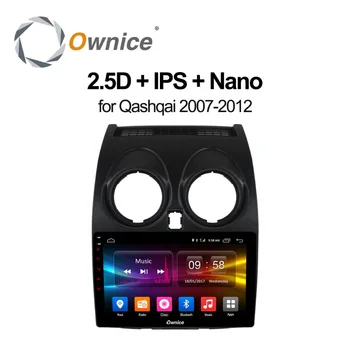 

IPS Android 8.1 2GB RAM 4G SIM card 8Core CAR DVD Player GPS Map Bluetooth RDS Radio Wifi for Nissan Qashqai 2007-2011 2012