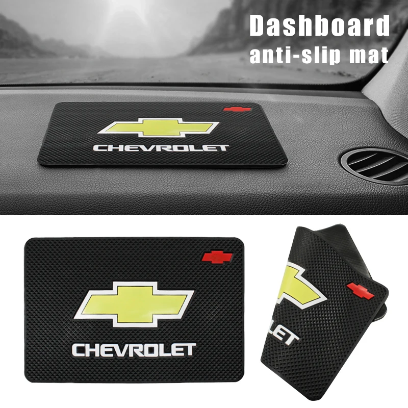 Alfombrilla antideslizante para salpicadero de coche, soporte para teléfono, Gel de sílice, antideslizante, para Chevrolet Captiva, Colorado, Cruze, Spark, Malibu, Aveo