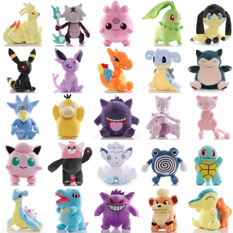 

Большой размер 26-40 см TAKARA TOMY плюшевая игрушка «Пикачу» драгонит Lapras плюшевый вульпикс мягкие игрушки куклы детские подарки