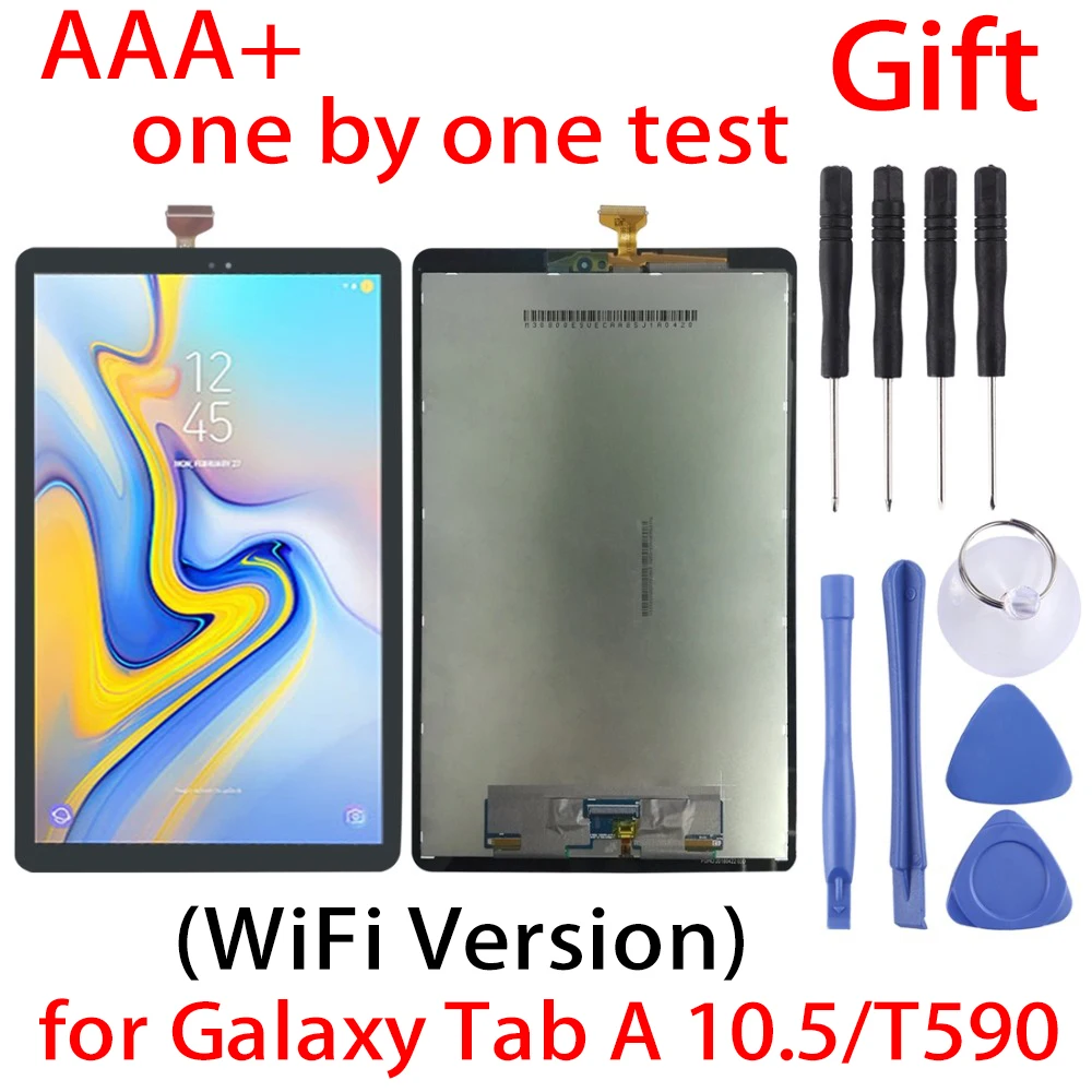 Per Samsung Galaxy Tab A 10.5 Schermo Lcd E Digitalizzatore Assemblaggio Completo Per Samsung Galaxy Tab A 10.5 / T590 (Versione Wifi)