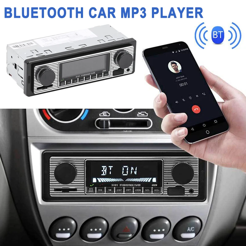 Bluetooth радио MP3 музыкальный плеер USB AUX автомобильное стерео аудио FM ЖК-экран NJ88 |
