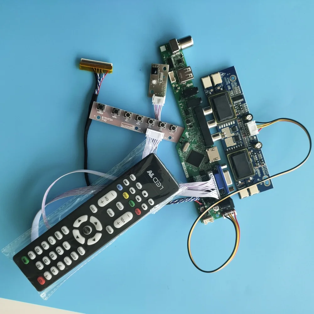 Для LM190E08-TLB1 4 лампы комплект модуль ТВ контроллер USB драйвер платы цифровой 1280X1024 19