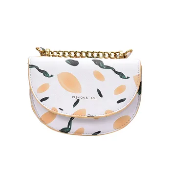 

New Bag Women 2020 New Fashion Chain Saddle Bag Simple Wild Shoulder Messenger Bag Luxury High Quality Women Purse and Handbags