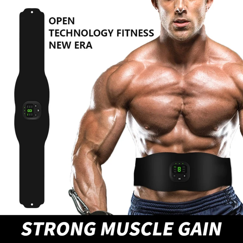 Fitness Abdominal Toning Belt Vibration Body Slimming Belt Trainer