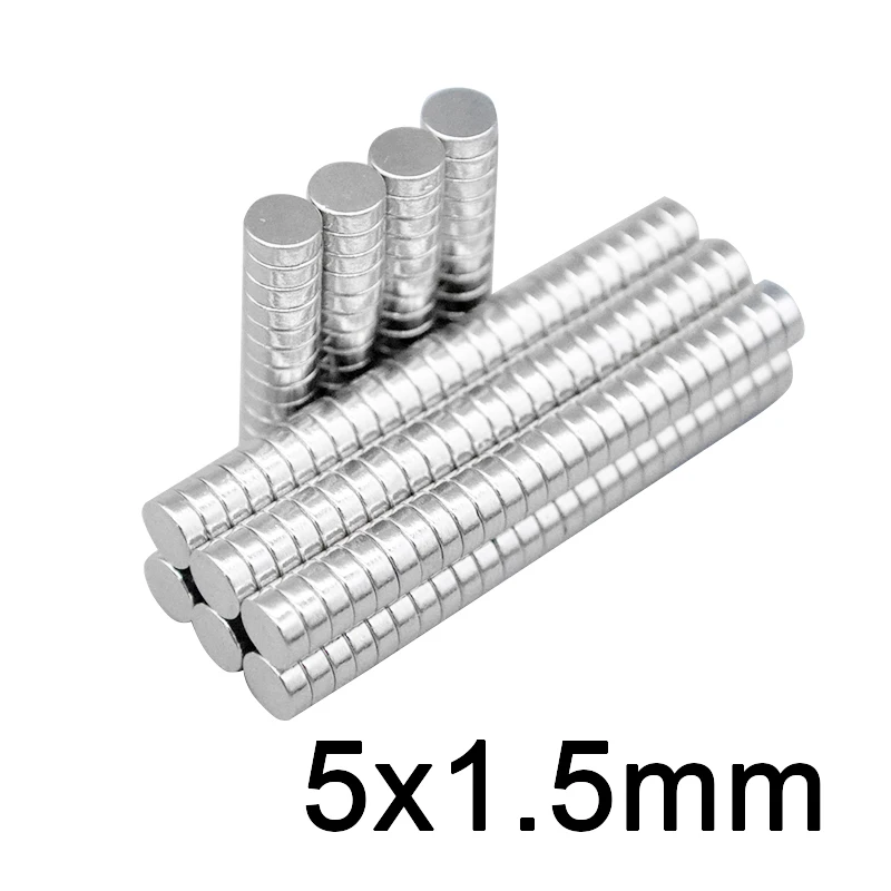 

3000/6000/9000pcs 5x1.5mm Neodymium Permanent NdFeB Super Strong Magnet 5*1.5mm Powerful Magnets