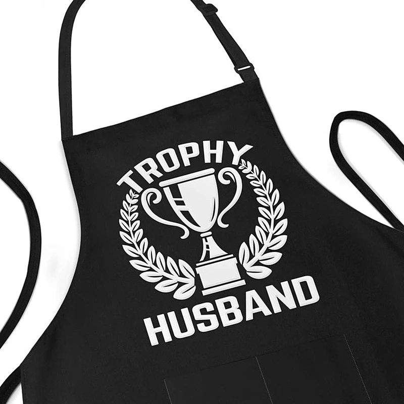 Custom Father's Day Gift From Wife For Husband Anniversary Aprons for Dad Trophy Wedding Gifts Funny Apron | Дом и сад