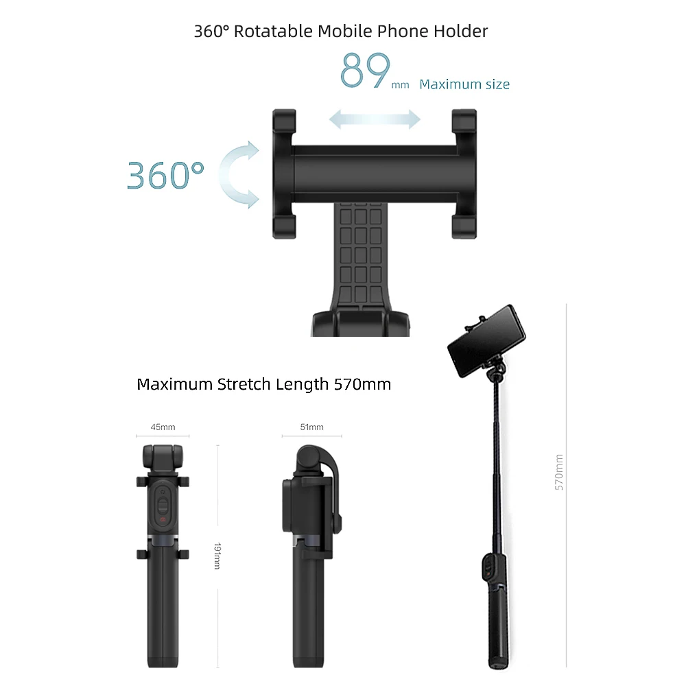 Xiaomi Mi Zoom Selfie stick with bracket Price in Bangladesh ShopZ BD