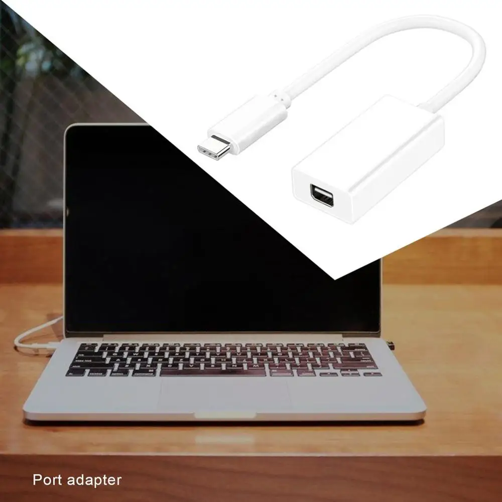 Адаптер USB c на Mini адаптер портов дисплея 3 1 Type C Thunderbolt 2|Адаптеры Type-C| |