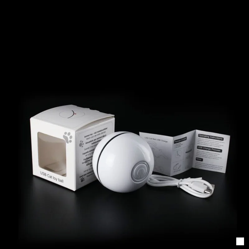 Игрушка для кошек светодиодный светильник забавный шар USB зарядка умная забавная