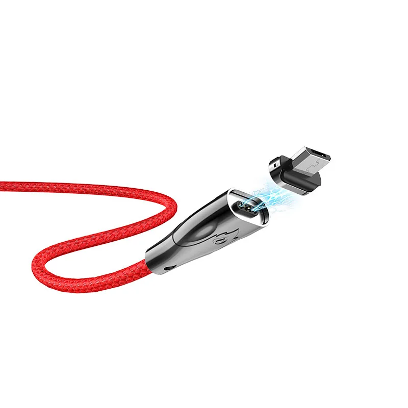HOCO U75, 20 шт./лот,, 1,2 м, магнитный USB кабель для iPhone type C, микро-нейлоновый кабель для samsung, USB C кабель