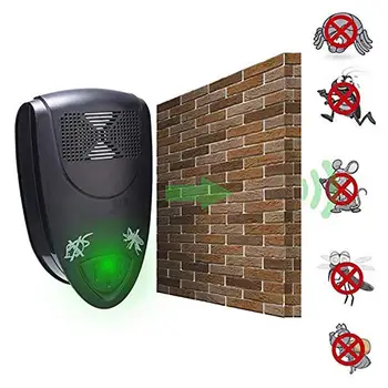 

Rodent Control Indoor Cockroach Mosquito Insect Killer Ultrasonic Pest Repeller EU Plug Electronic Mosquito Repellent