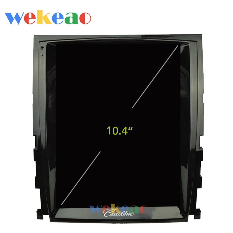 Wekeao вертикальный экран Tesla style 10,4 ''1 Din Android 8,1 автомобильный dvd-плеер gps навигация для Cadillac Escalade SLS 2007-2012