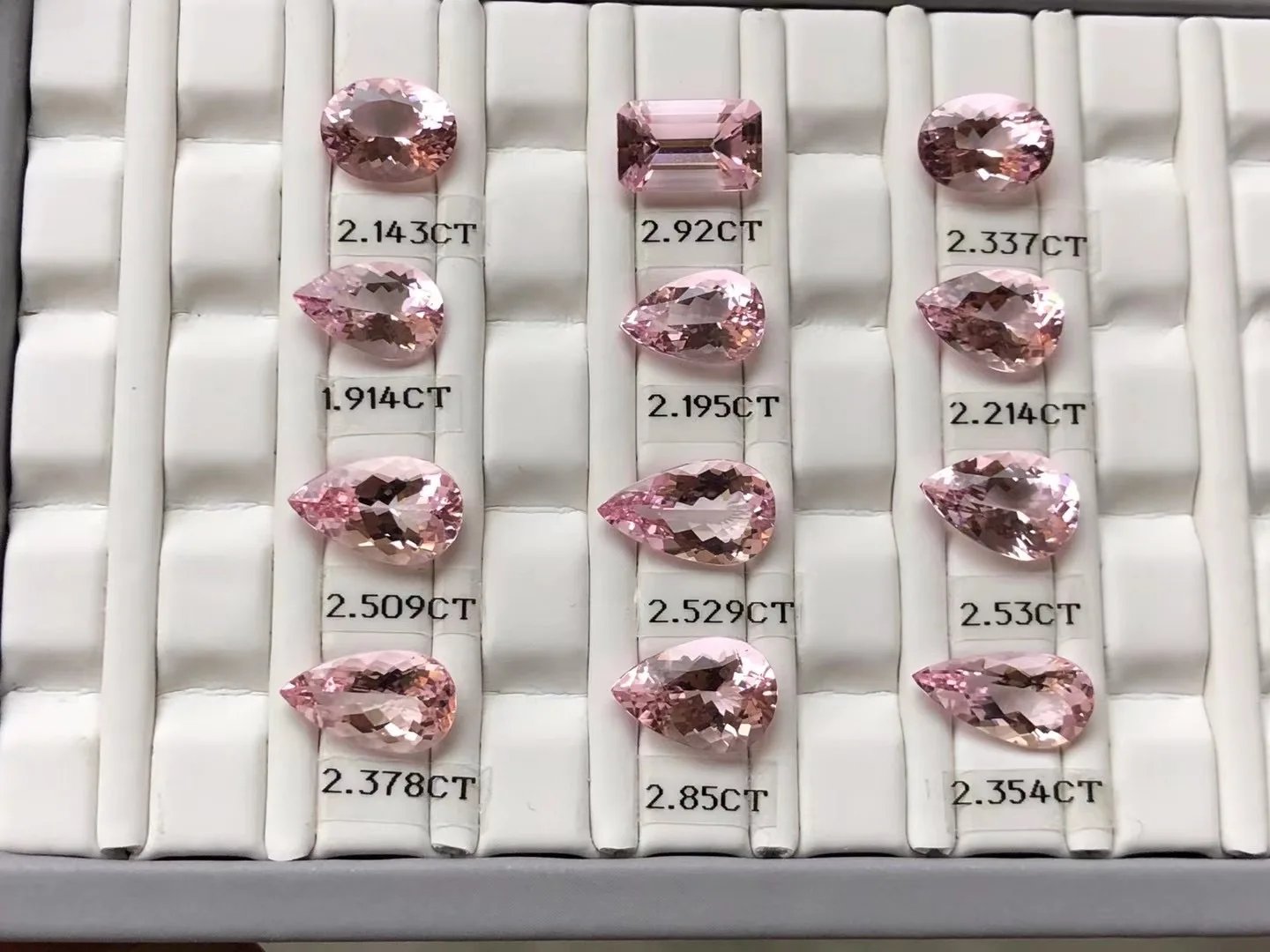 Meisidian Octagon Cut Natural Original Pink Morganite 5x7mm Loose Gemstone
