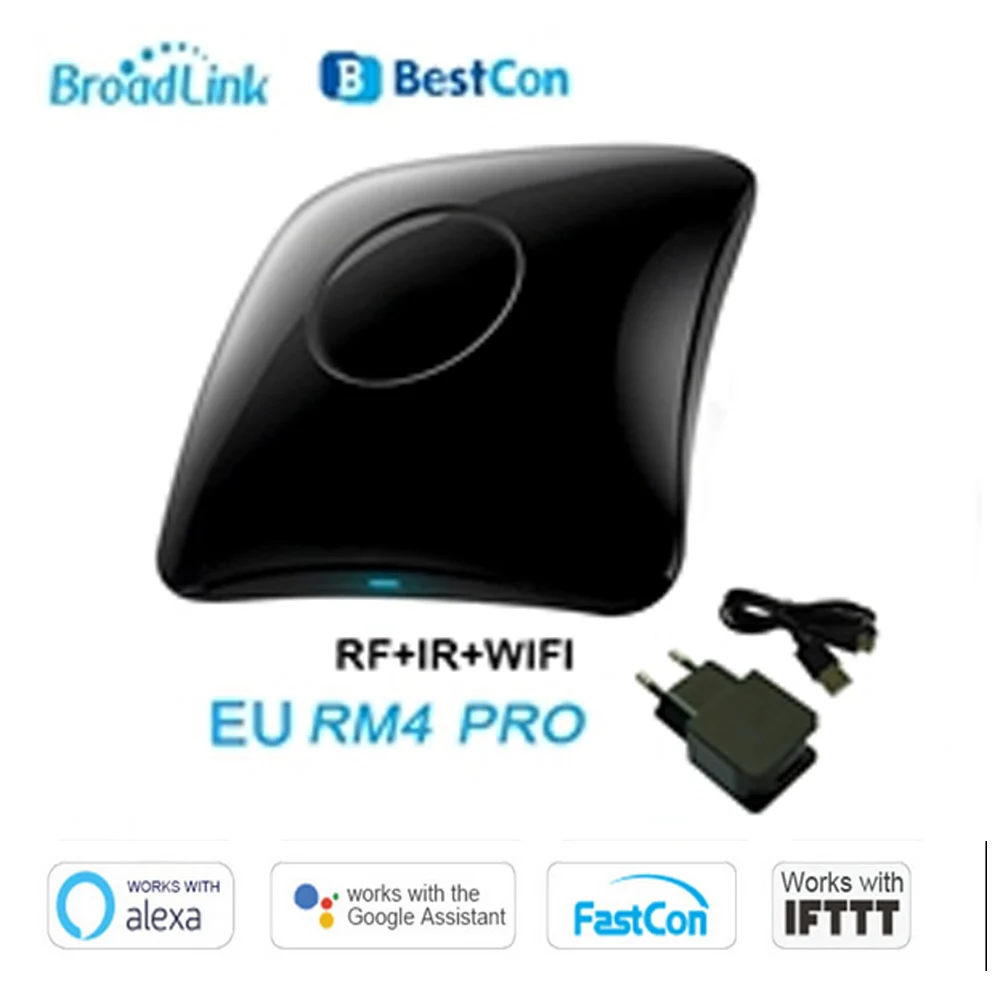 2020 BroadLink BestCon RM4 Pro 315/433 МГц пульт дистанционного управления ИК RF Wi-Fi Универсальный