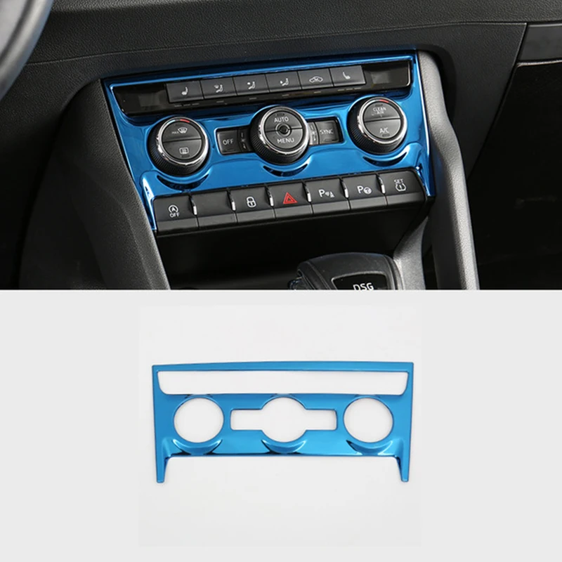 2 шт. ручка переключателя из нержавеющей стали для Skoda Karoq 2017 2018|Лепнина интерьера|
