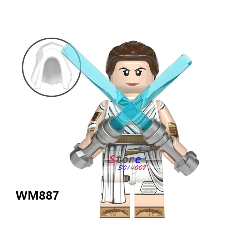 Одиночный «Звездные войны» Финн Lando Палпатин ребенок йода Темный Рей Дарт Вейдер Империя механический робот строительные блоки Модель Кирпичи Игрушки - Цвет: WM887
