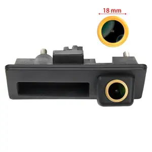 Image 5 - For Audi A4 B8 A5 A6 Q3 Q5 2010 2015 Trajectory Dynamic Parking Line  Rear View Backup Night Vision Golden HD 1280x720p Camera