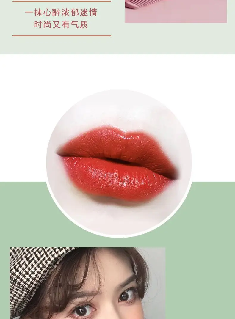 Conjunto à Prova Vendas Quentes Cores Dwaterproof Água Duradoura Batom Nude Fosco Gloss Bálsamo Sexy Vermelho Matiz Feminino Maquiagem Presente 5 - 10 Vendas quentes 5 cores conjunto à prova