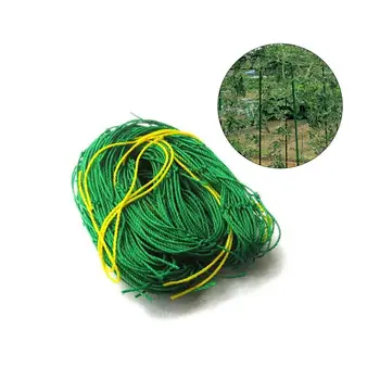 

3pcs Network Gardening Fruit Vines Flower Petunia Climbing Net Cucumber Bush Gourd Vines Net (Green 1.8x1.8m)