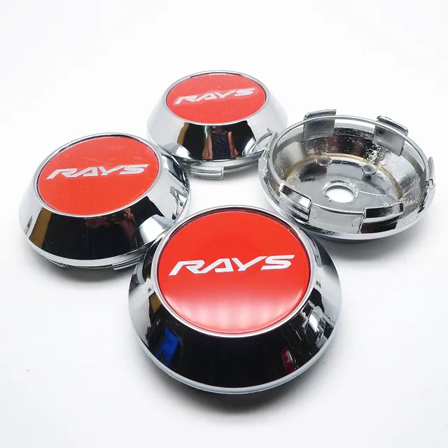 4 stücke 68mm RAYS Nabendeckel Auto Rad Kappe Abdeckung